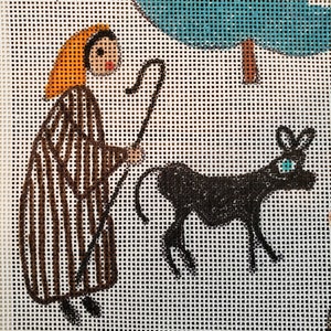 Nativity needlepoint canvas image 8