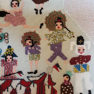 Nutcracker finished needlepoint stocking Sample only. Not for sale. image 7