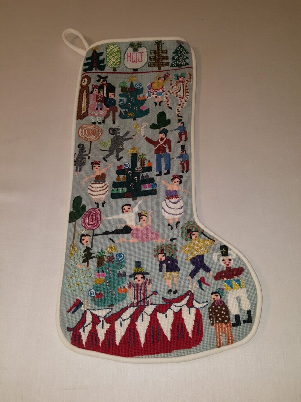 Original Design Nutcracker Needlepoint Christmas Stocking Etsy