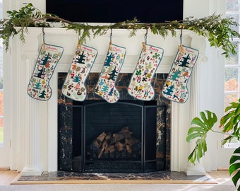 Original design needlepoint Christmas stocking - Sample only.  Not for sale.