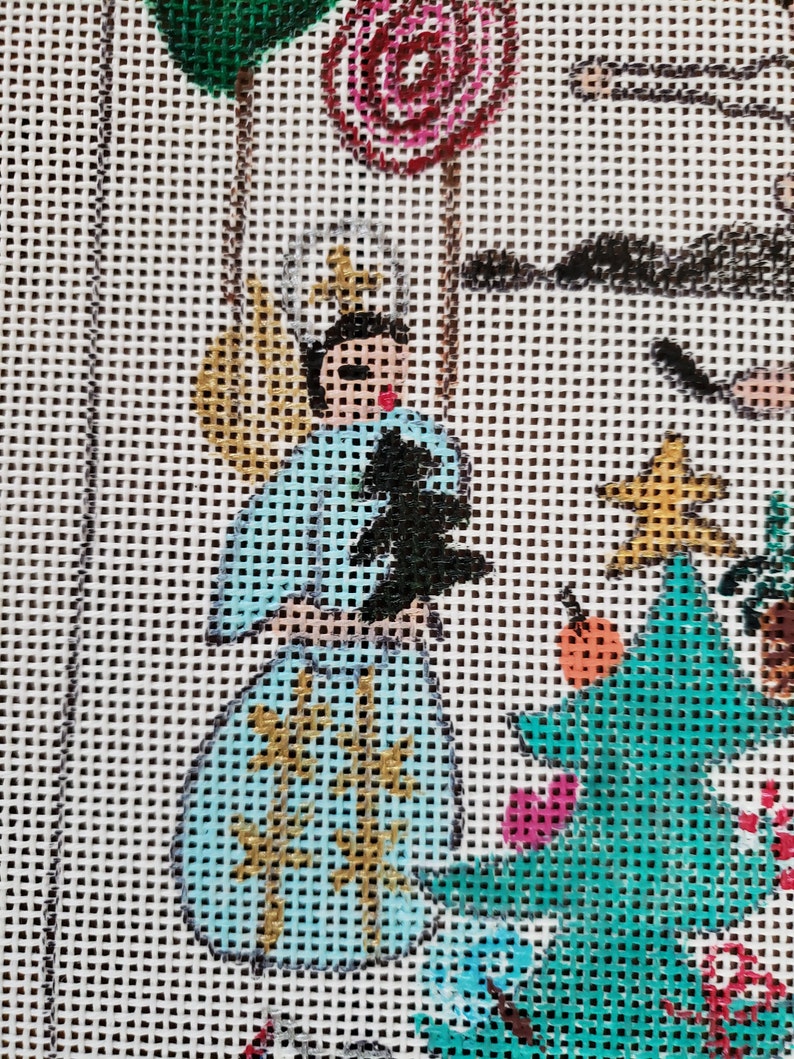 Nutcracker Needlepoint Painted Canvas Only Etsy