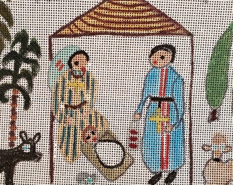 Christmas Day Nativity Needlepoint Canvas - Etsy