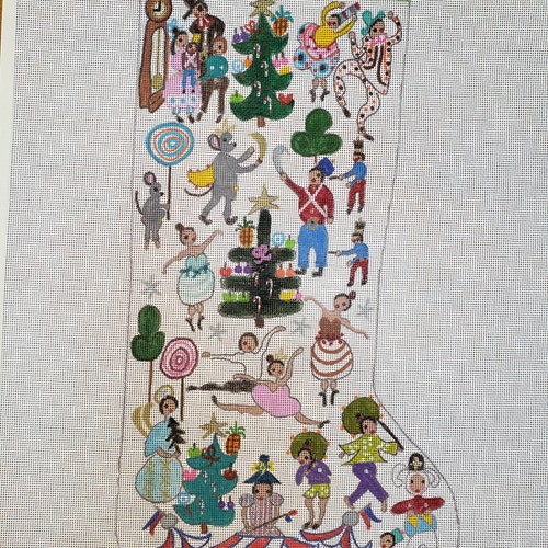 These Three Kings Painted Needlepoint Stocking Canvas Etsy