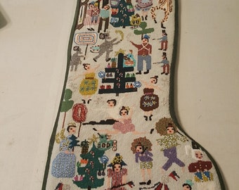 Original design Nutcracker needlepoint Christmas stocking