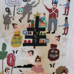 Nutcracker finished needlepoint stocking Sample only. Not for sale. image 9