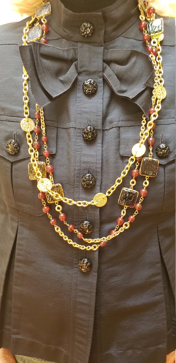 Rare vintage Chanel black chanel top/jacket