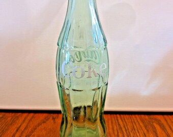1968 Providence RI Coke Coca Cola Bottle 6-1/2 fl oz Green Glass