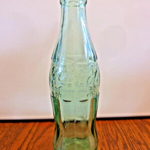 1963 Wheeling, WV Coke Coca Cola Bottle 6-1/2 Oz Green Glass