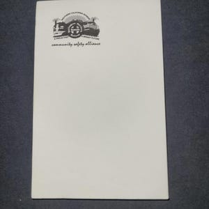 Vintage Burlington Northern Santa Fe BNSF Railway Safety Alliance Note Pad