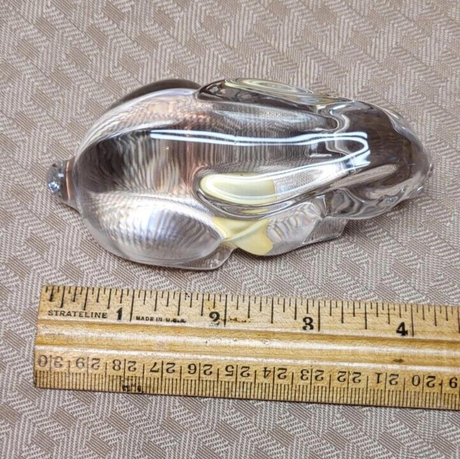 Lead Crystal Rabbit Princess House Lead Crystal Bunny Rabbit Label West Germany Paperweight ...