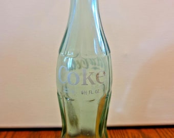 1968 Sagamore, Mass MA Coke Coca Cola Bottle 6-1/2 fl oz Green Glass Hobbleskirt