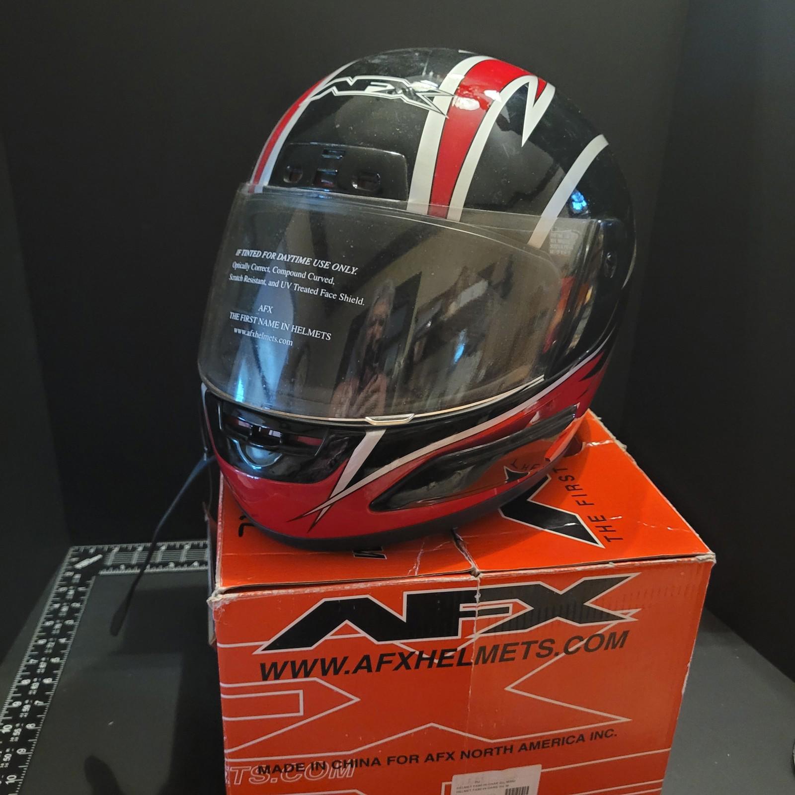Helmet AFX FX-10 XXXL 3XL Torch Red Black Full Coverage New Tags W/storage  Bag - Etsy