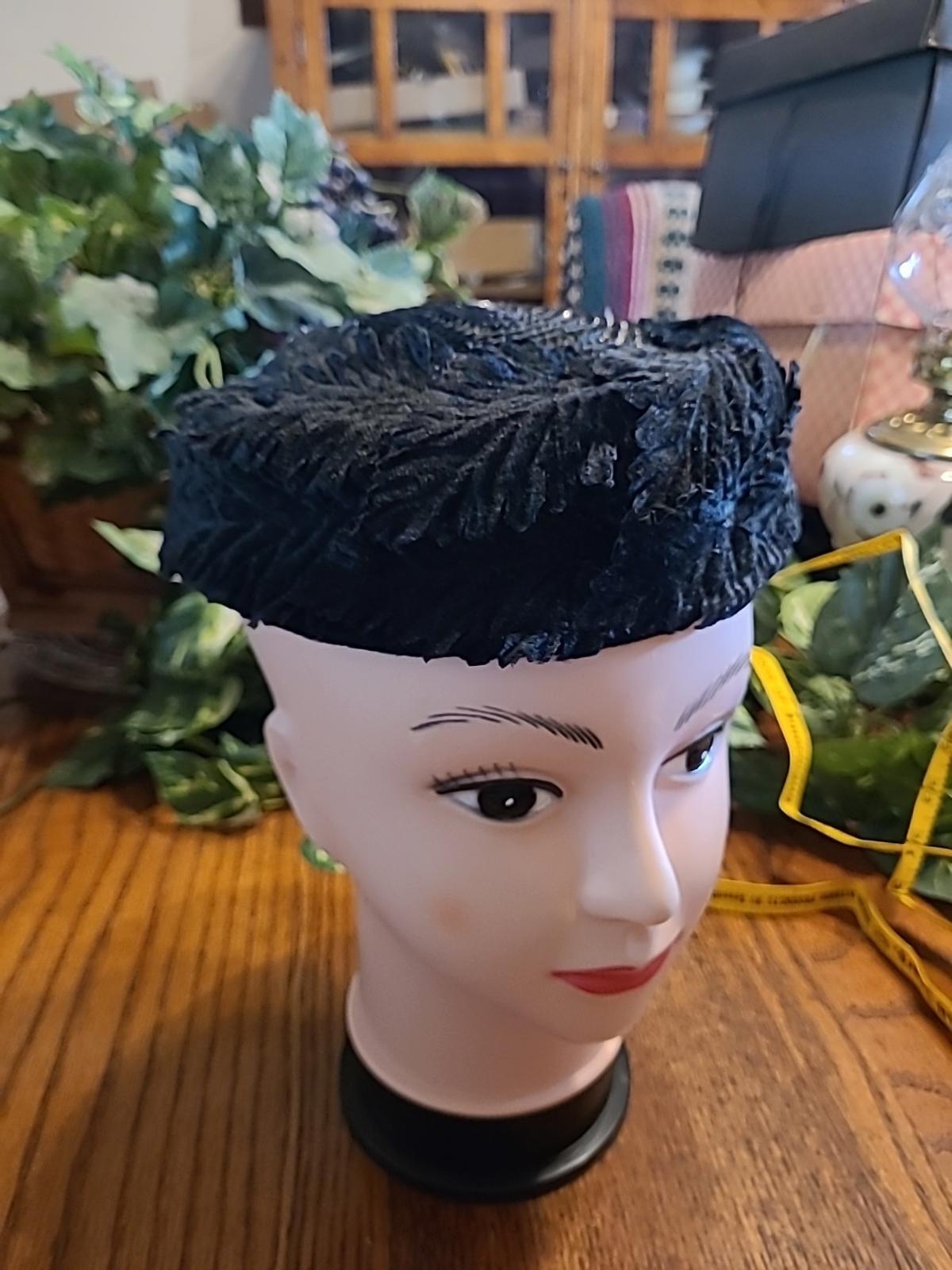 Vintage Sequin Pillbox Hat - Etsy