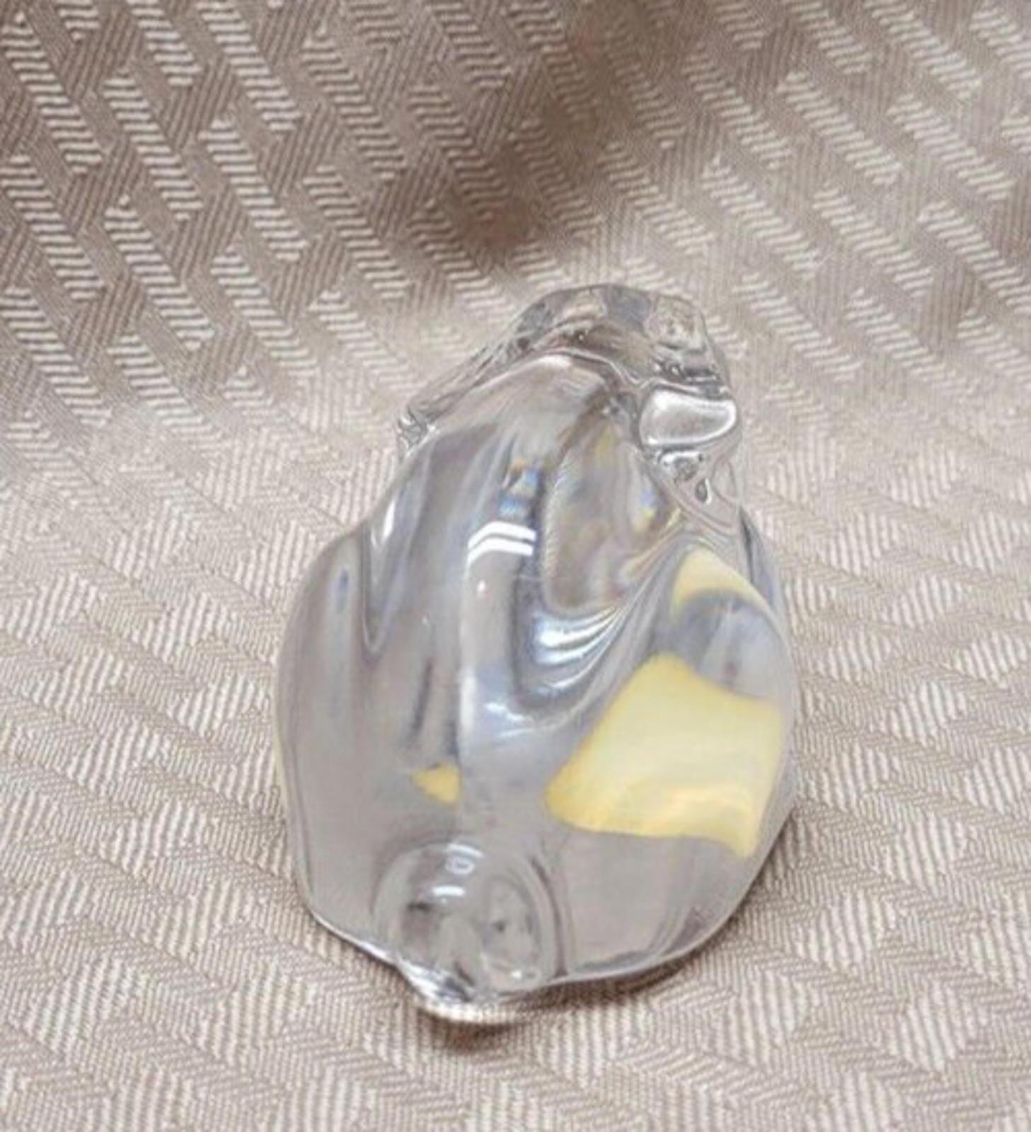 Lead Crystal Rabbit Princess House Lead Crystal Bunny Rabbit Label West Germany Paperweight ...