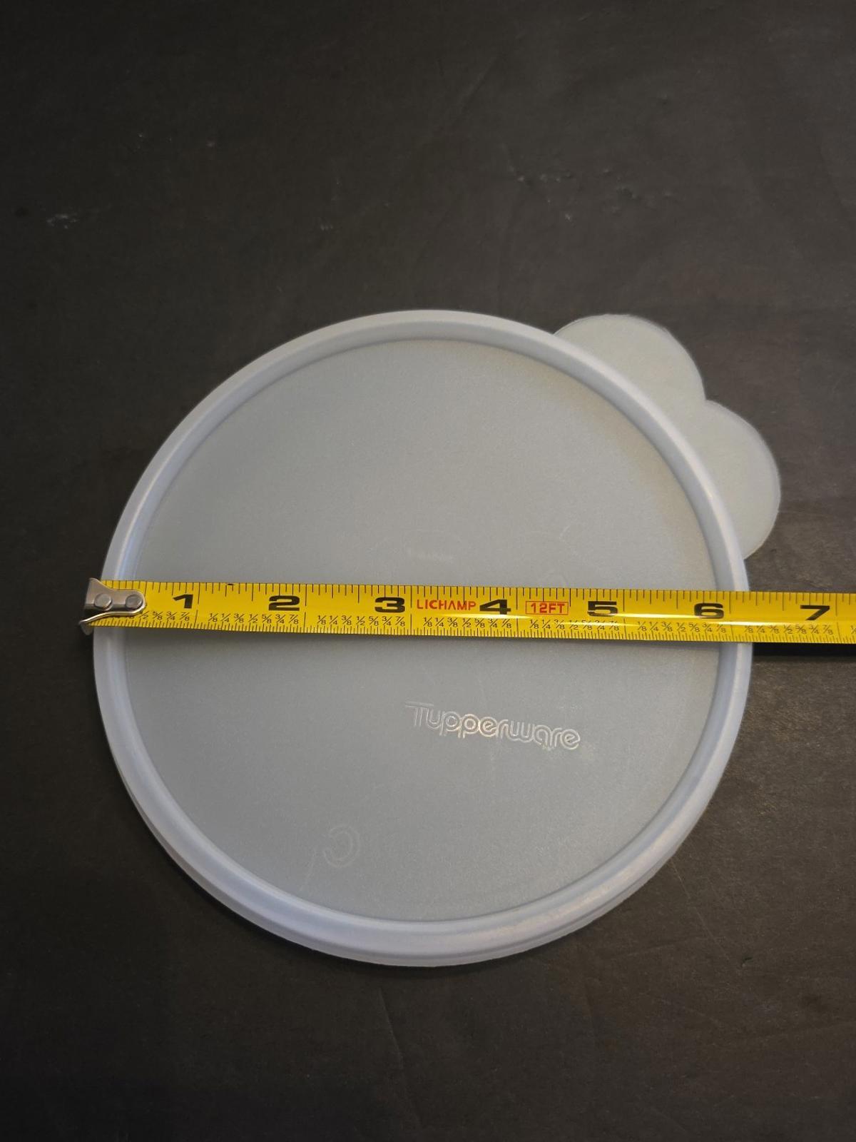 Vintage Tupperware 2541A Round 6” Replacement LID Sheer Clear - Etsy