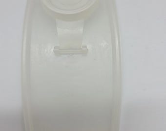 タッパーウェア 交換用蓋のみ #227 Cタブ付き 直径6.5インチ シアー