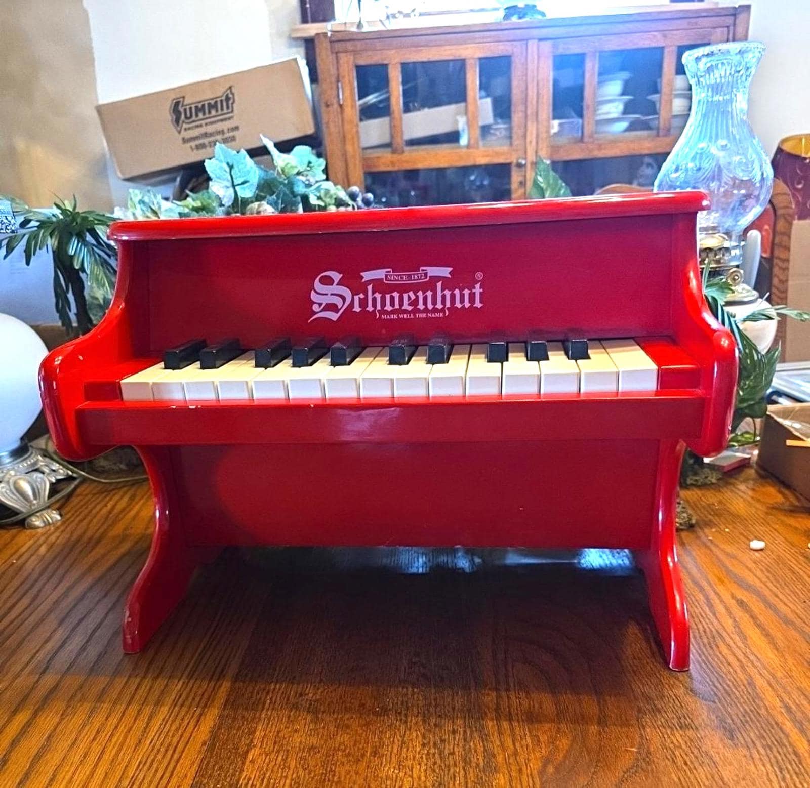 Vintage Schoenhut Red Wooden Children's Piano 25 Keys - Etsy