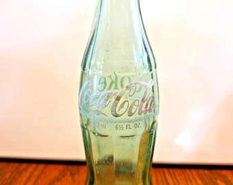 1966 Bloomgton, Ill IL Coke Coca Cola Bottle SIZE 6-1/2 fl oz Green Glass