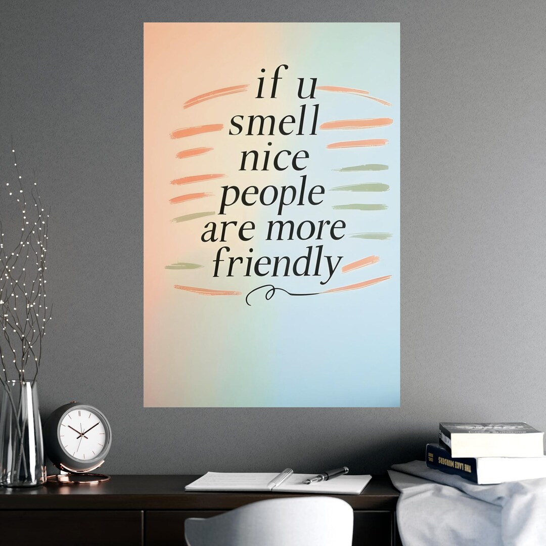 Inspirational Wall Poster - Positive Quote Art, Home Décor for Living ...