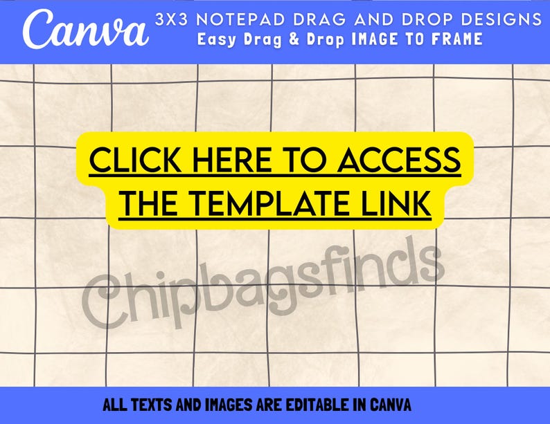 Level Up 3X3 Notepad Drag and Drop Designs Canva Free Designs Included image 9