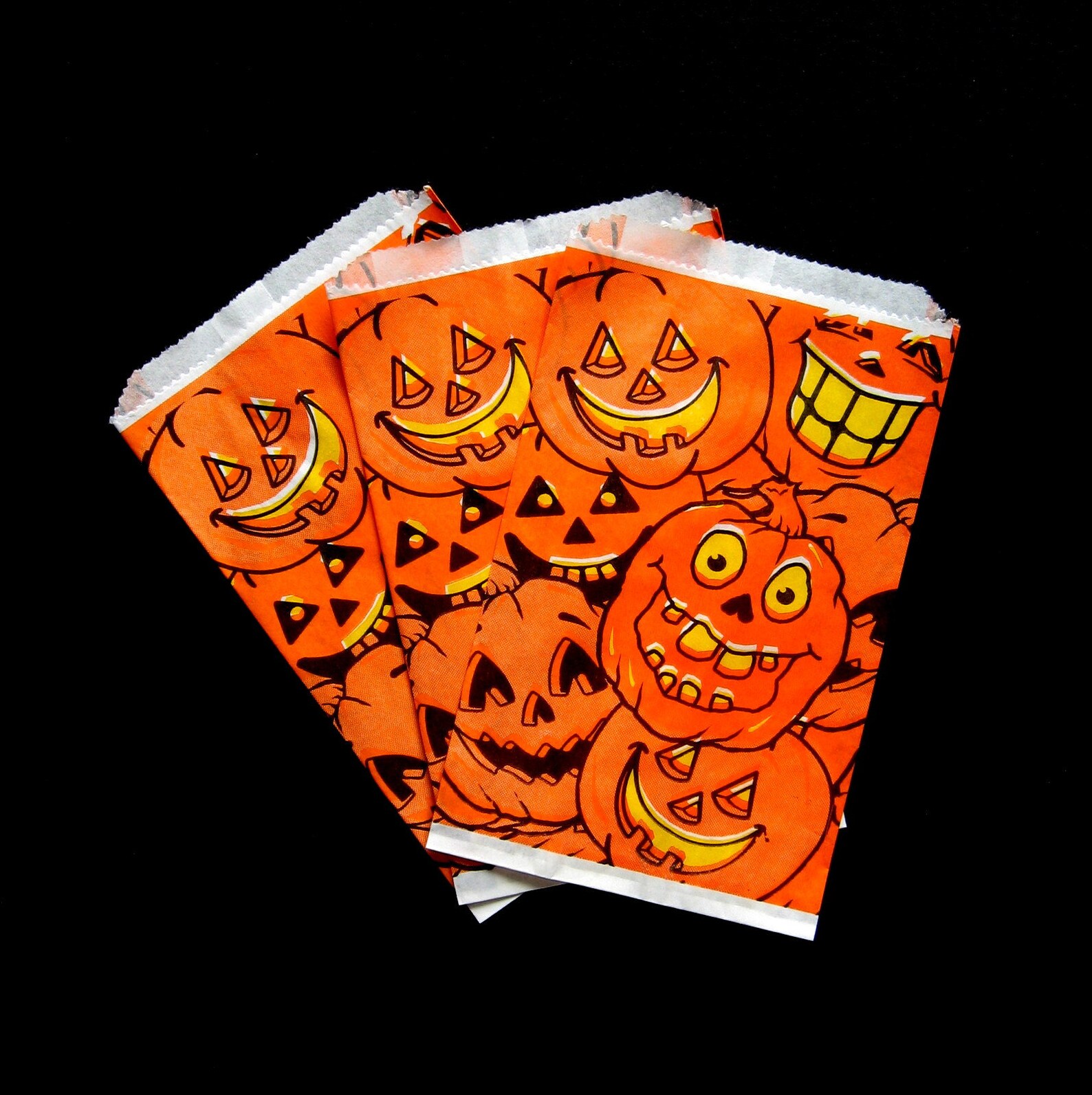 Vintage Halloween Trick or Treat Bags Set of 6 by Fun Etsy