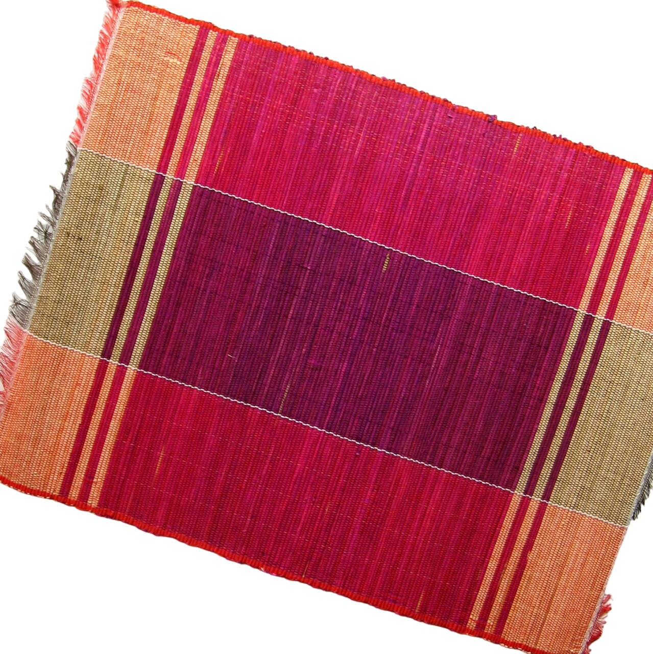 Vintage Placemats Woven Placemats Set of 4 Colorful Etsy