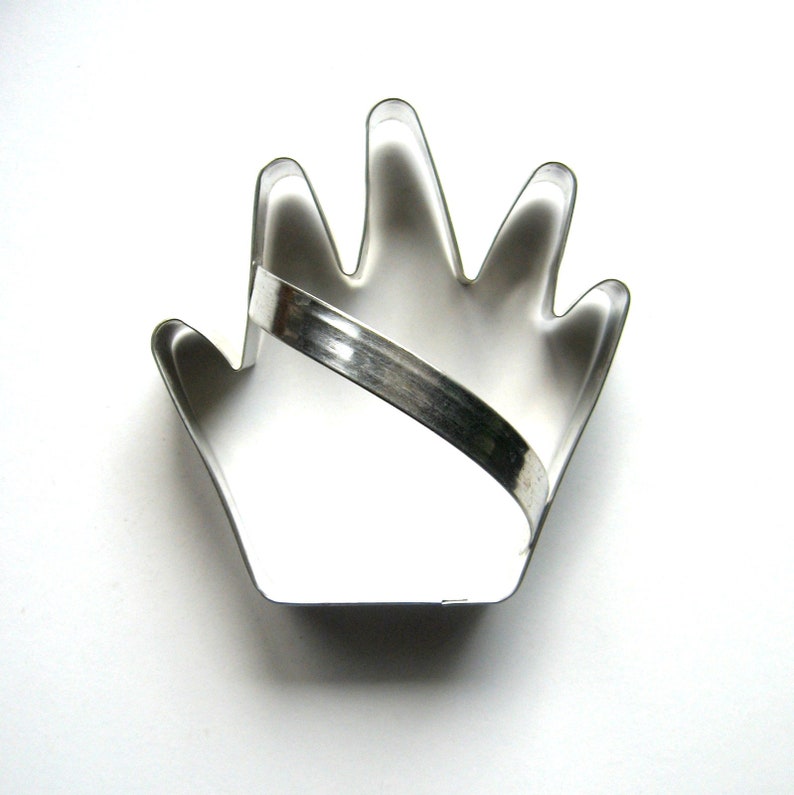 Vintage Cookie Cutter Hand Cookie Cutter Metal Cookie Etsy