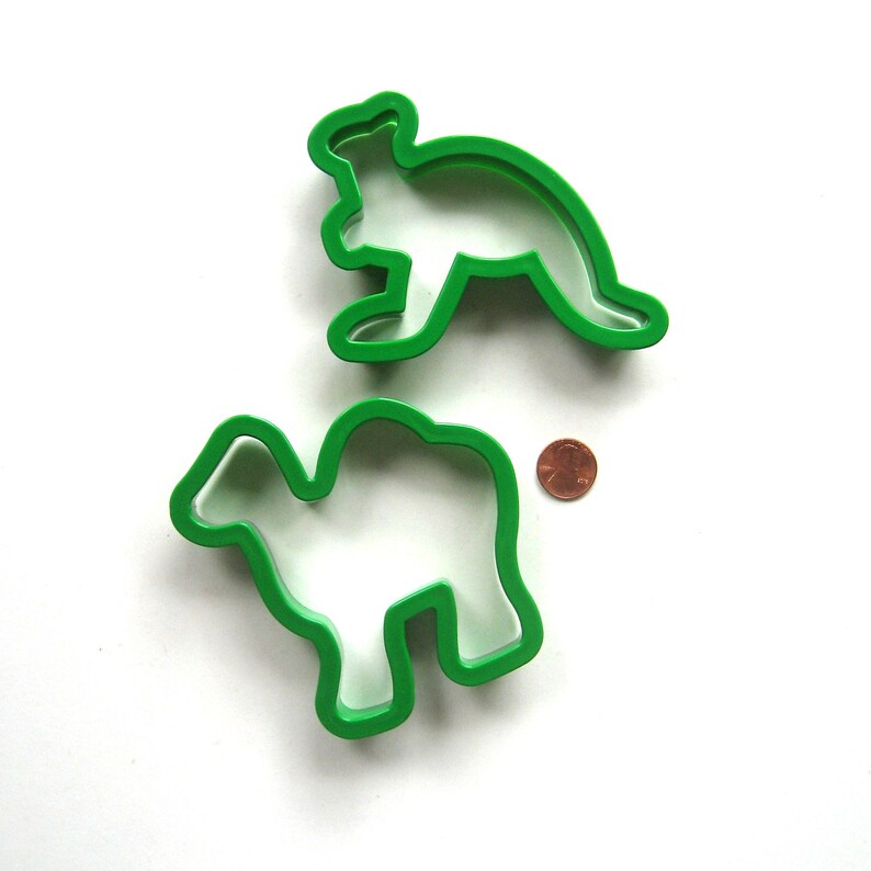 Vintage Cookie Cutters Set of 8 Plastic Animal Cookie Etsy