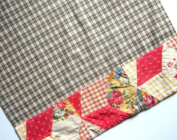 Vintage Kitchen Towel Nancy's Nook by Victorian Heart Company Patchwork