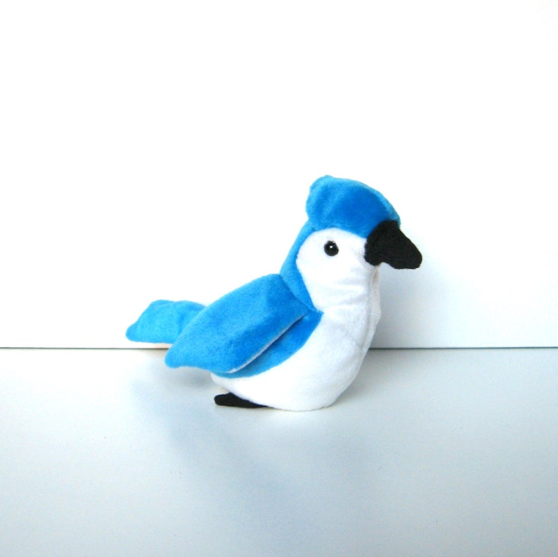 plush blue jay