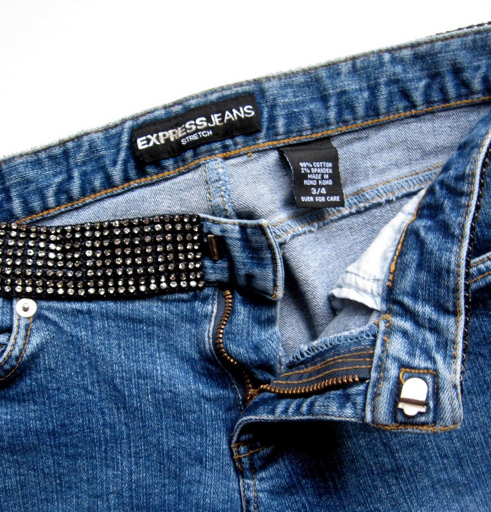 Express Denim Stretch Jeans Zipper Fly 