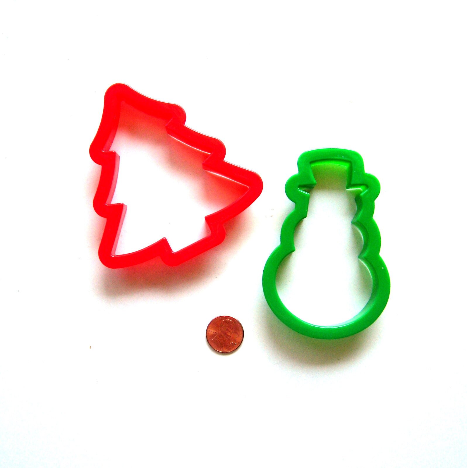 Vintage Christmas Cookie Cutters Set of 6 Plastic Cookie Etsy