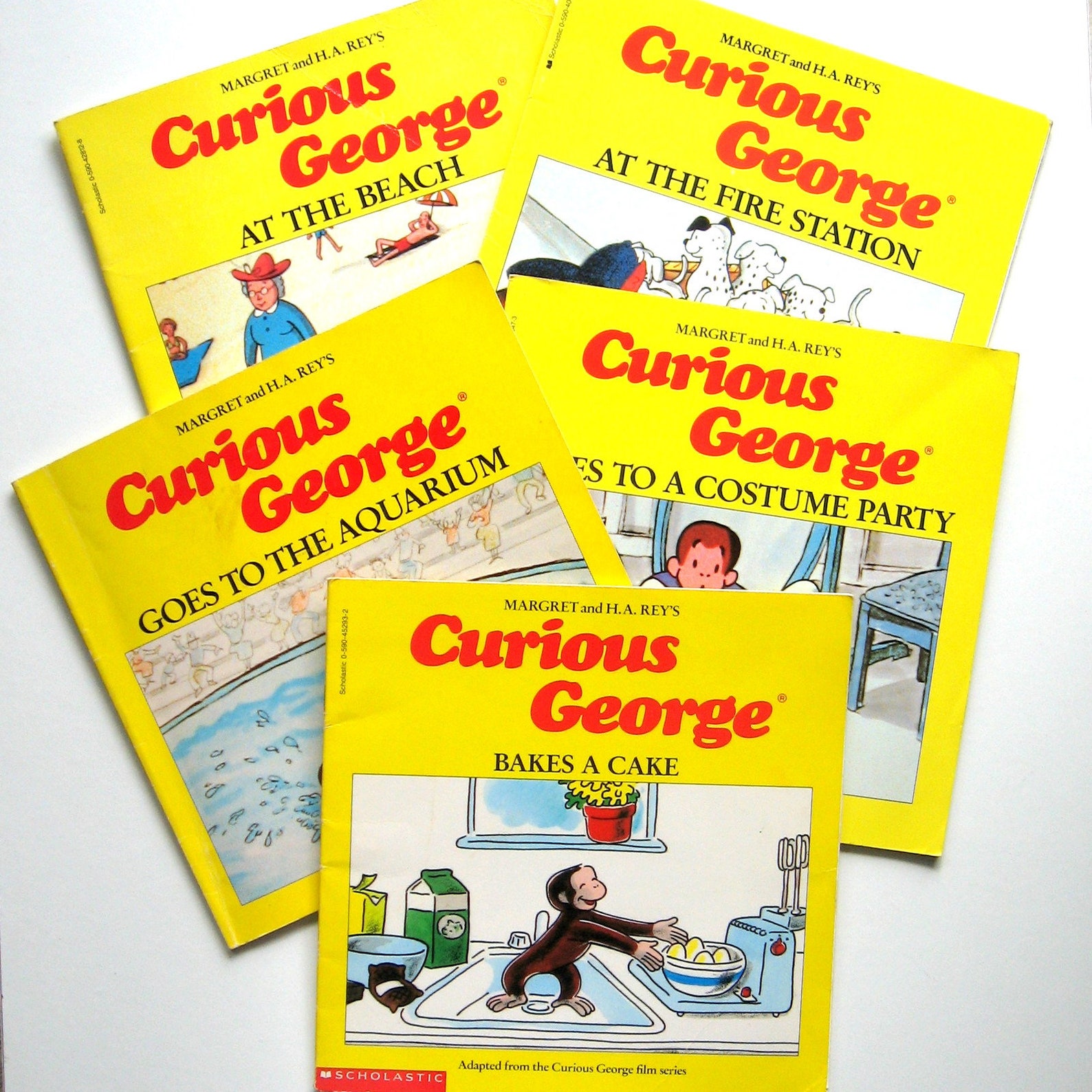Vintage Books Curious Set of 5 1980's by Etsy