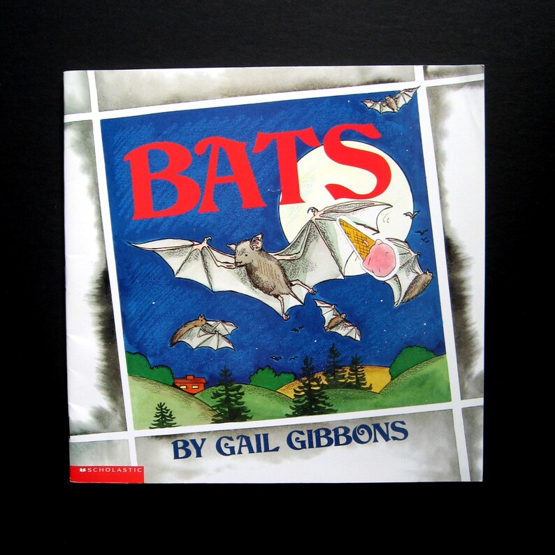 Vintage Book Bats by Gail Gibbons 1999 Children's Etsy