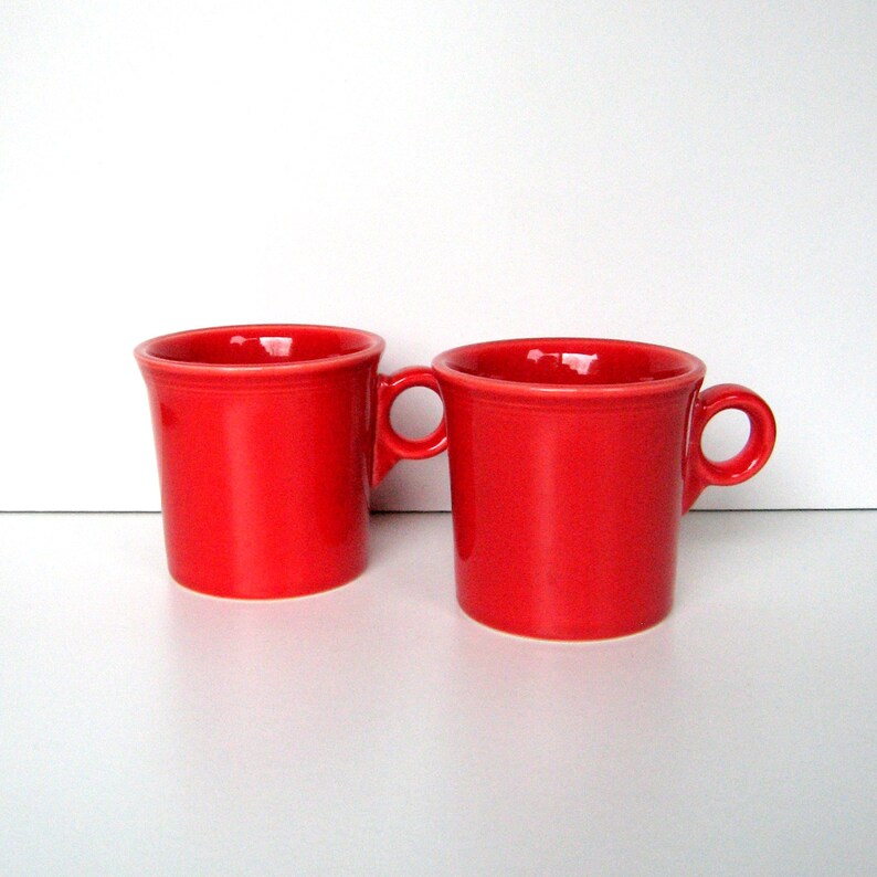 Vintage Mugs Set of 2 Fiesta Mugs Tom and Jerry Mugs Etsy