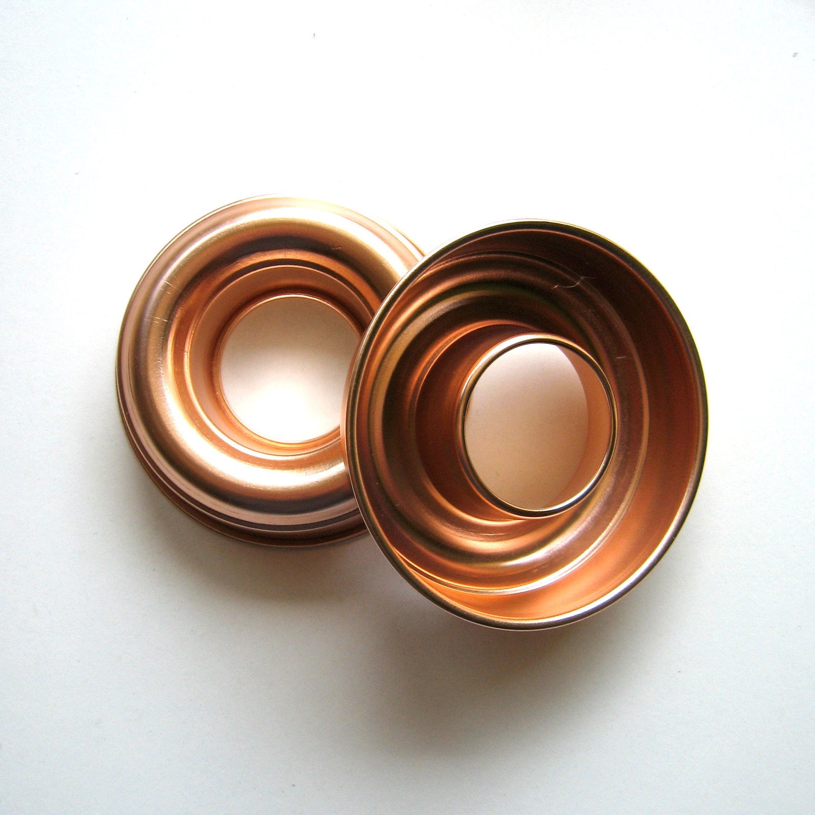 Vintage Copper Molds Set of 6 Copper Molds Ring Molds Etsy