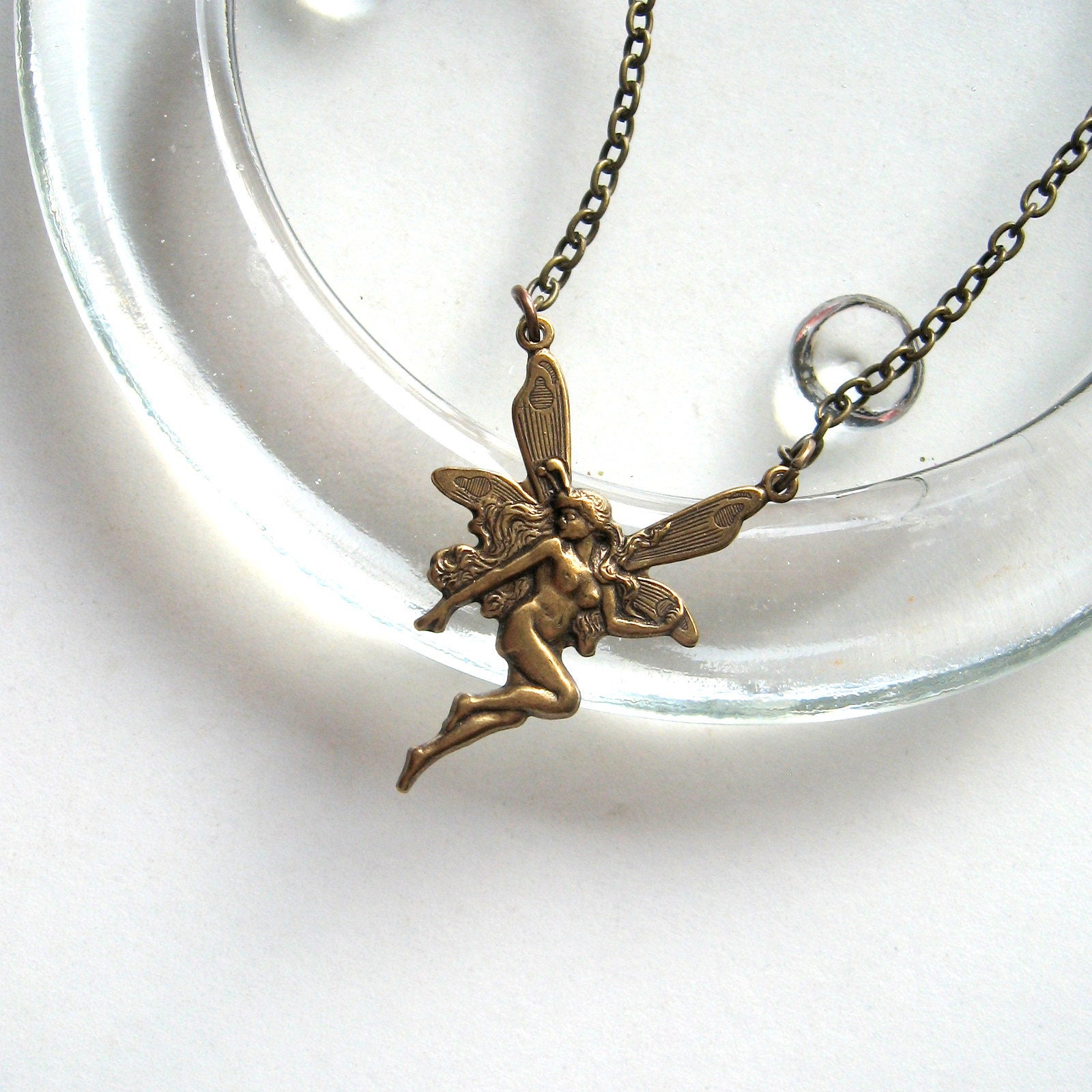 Vintage Necklace Fairy Necklace Faerie Necklace Etsy