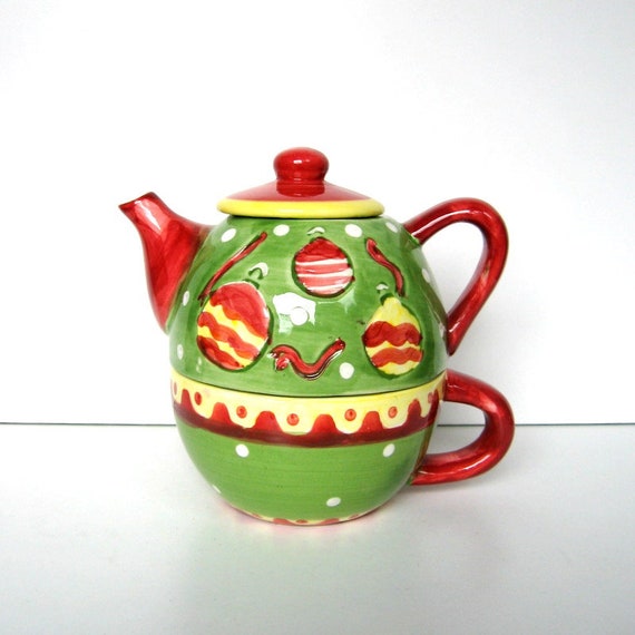 Vintage WCL Teapot and Tea Cup Combination 3 piece set Etsy