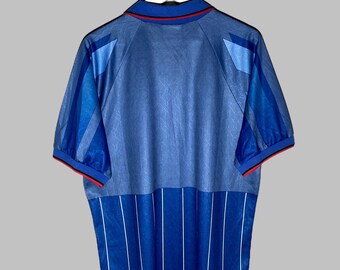 激レア　Lotto ACミラン 95-96 4thユニフォーム 青 Match issued AC Milan 1995-1996 fourth (4th) shirt for a #7