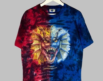 ユニバーサルスタジオ Tシャツ ヴィンテージ 90年代 遊園地 タイダイ