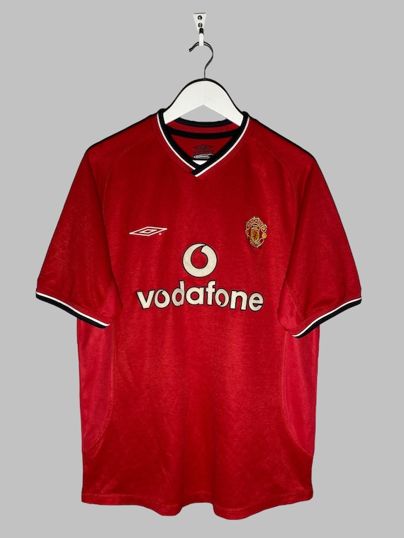 Vintage Umbro Manchester United 2000 2001 Home Football Shirt
