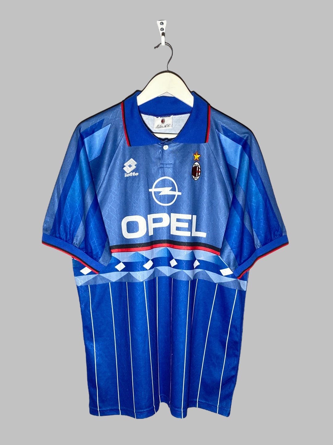 90s lotto AC Milan ACミラン サッカー ユニフォーム シャツ ウェア