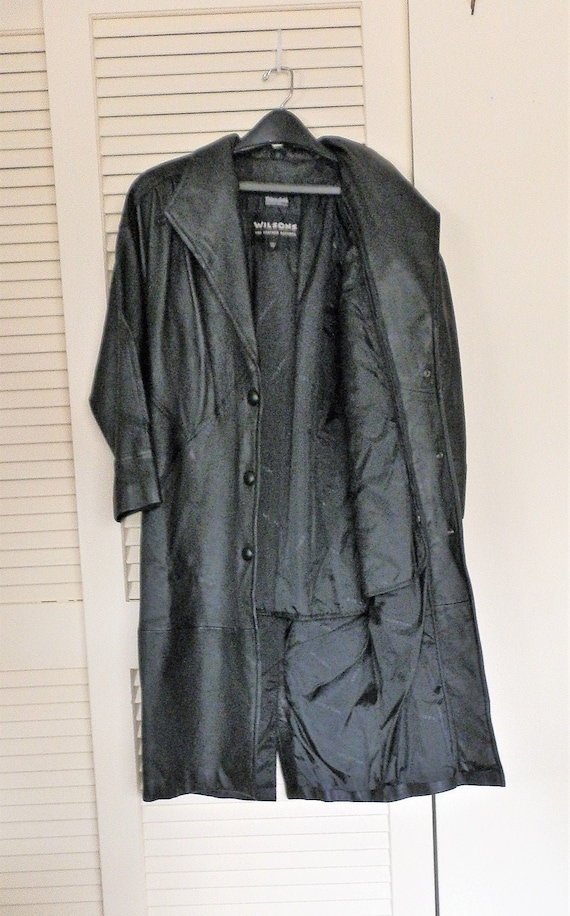 Vintage Wilson Leather Coat.Genuine 100% Leather.… - image 10