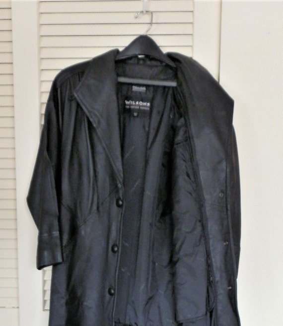 Vintage Wilson Leather Coat.Genuine 100% Leather.… - image 3