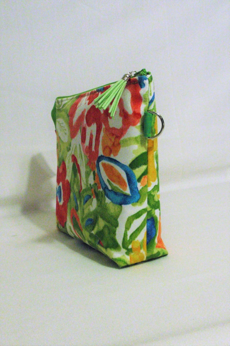 Craft Project Bag/Travel storage bag/Toiletry bag/Wet bag/Underwear bag /Handmade gift /Gift for her image 8