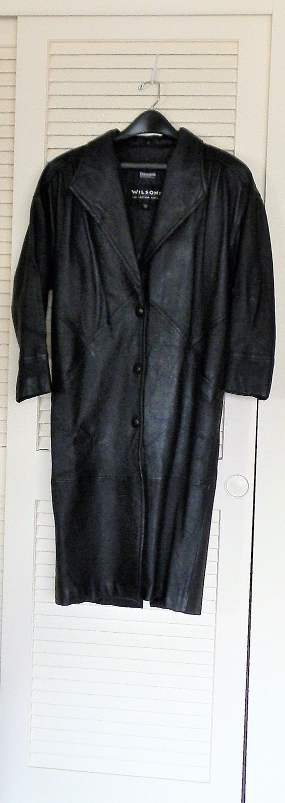 Vintage Wilson Leather Coat.Genuine 100% Leather.… - image 6