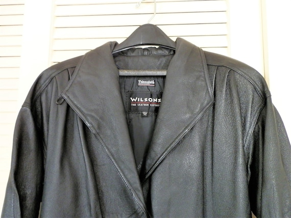 Vintage Wilson Leather Coat.Genuine 100% Leather.… - image 1