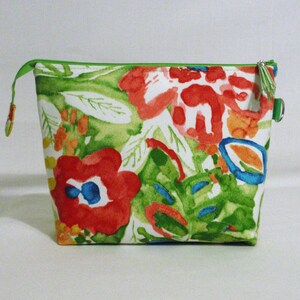 Craft Project Bag/Travel storage bag/Toiletry bag/Wet bag/Underwear bag /Handmade gift /Gift for her image 4