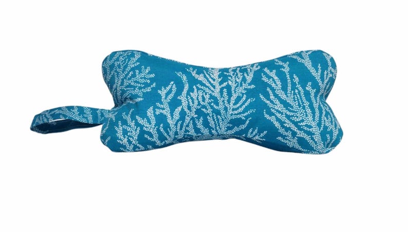 FREE Shipping/Neck bone support Pillow /Dog bone shaped 3-sided pillow/Travel pillow/TV, Reading, Back /Knee pillow/Handmade gift/ gifts/ image 1