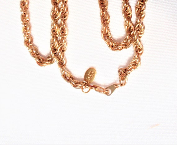 Joan Rivers Classy Vintage rope necklace ,Thick T… - image 5